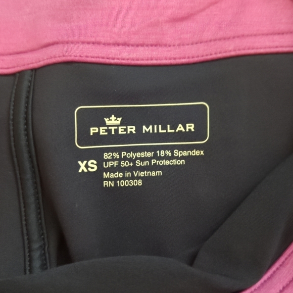 PETER MILLAR skort Ruffles tennis Purple Women's Size X-small Running Pockets - Picture 3 of 6